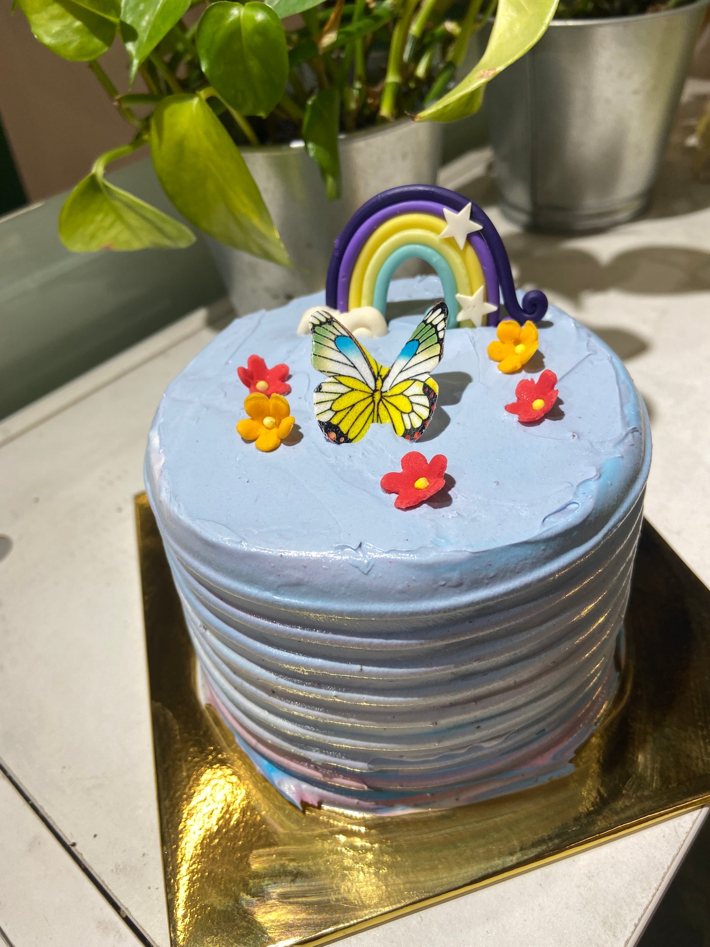 Garden Rainbow Cake