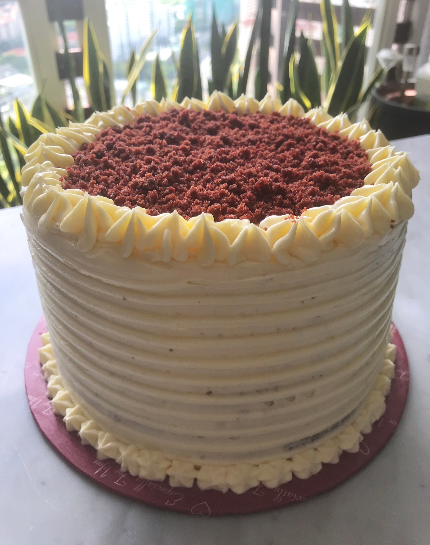 5 Layer Tall Red Velvet Cake