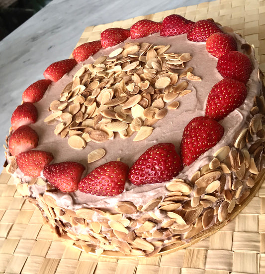 Chocolate Cake with Strawberry