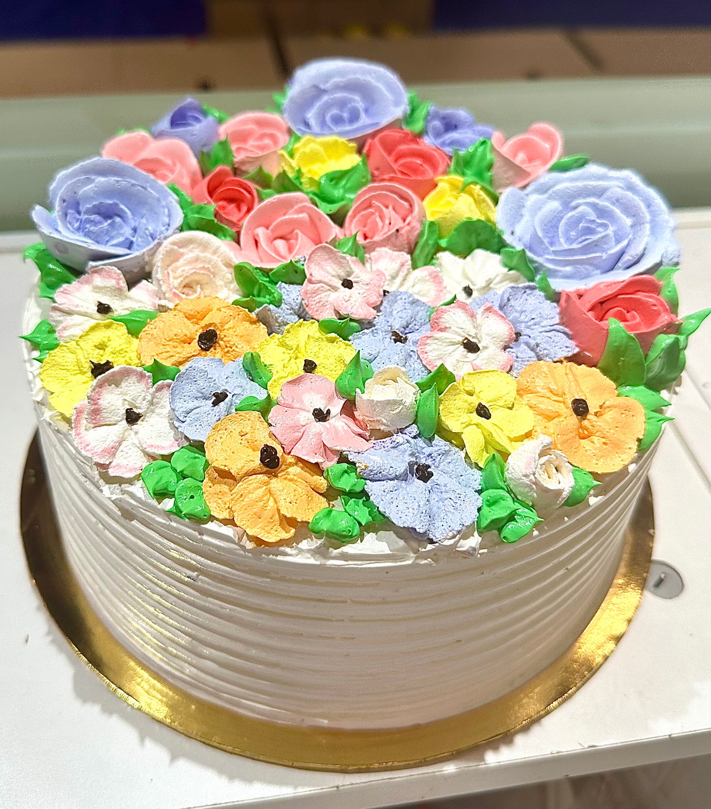 Multi Floral Cake