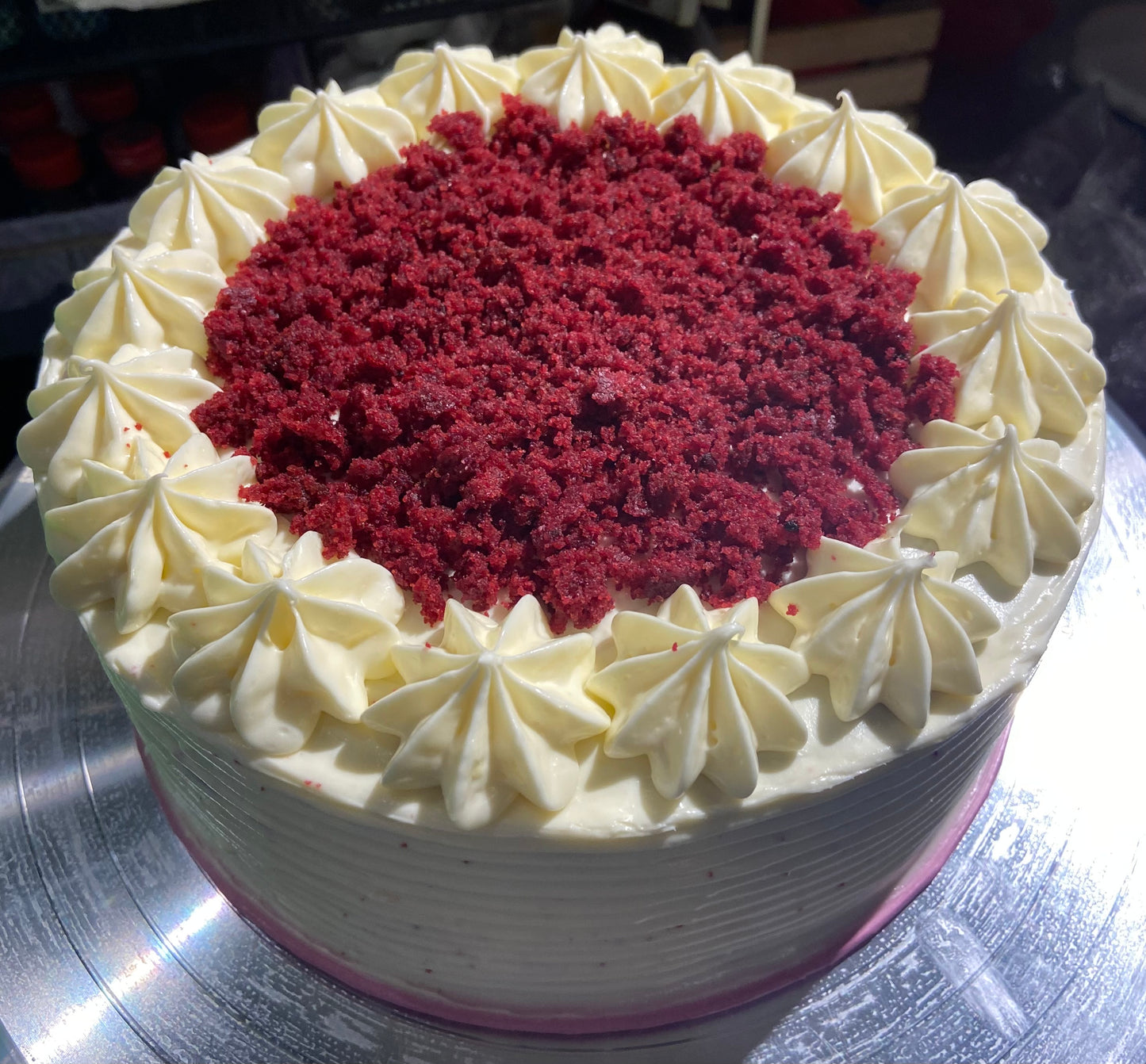 5 Layer Tall Red Velvet Cake